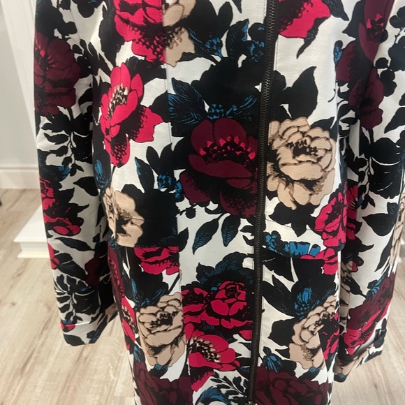 Adrianna Papell Flower Jacket -10 - Picture 5 of 14